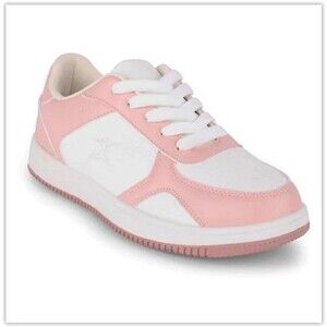 DANSKIN Women’s Memory Foam Sneakers - Color:( Pink/White) Size 8.5 New